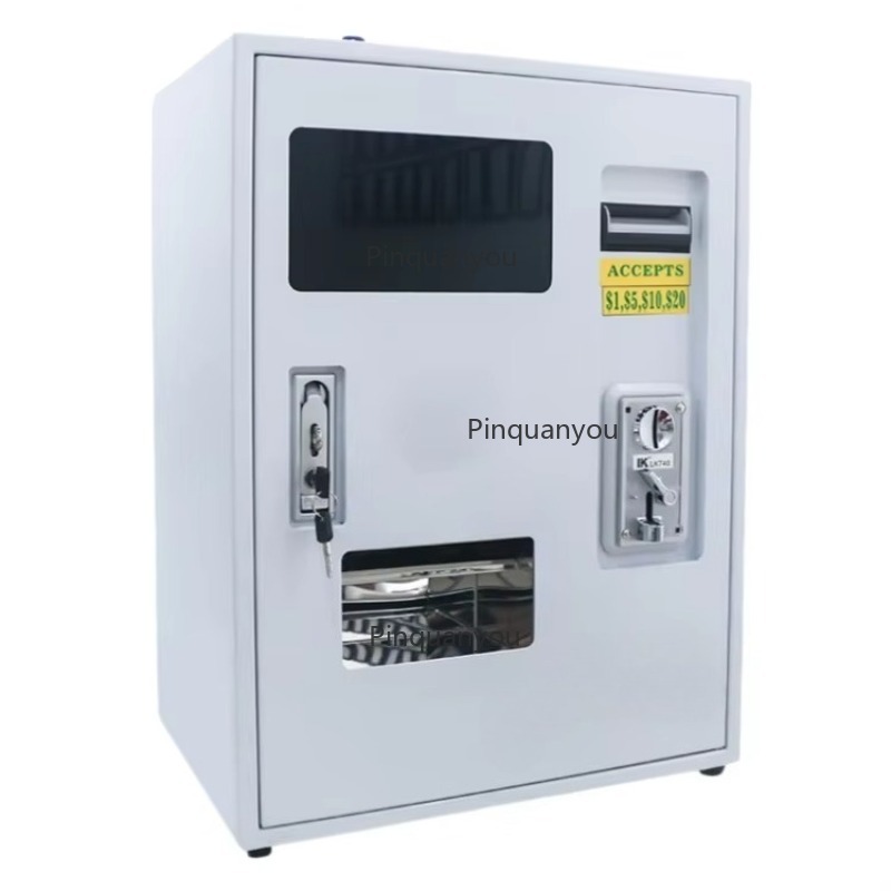 Arcade Vending & Laundry Revenue - Metal Cabinet Mini Coin Exchange Arcade