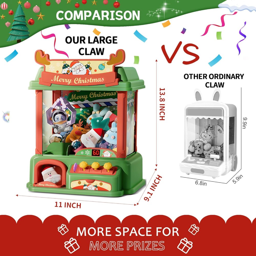 Christmas Claw Machine For Kid - Arcade Vending & Laundry Revenue ulasan dan harga