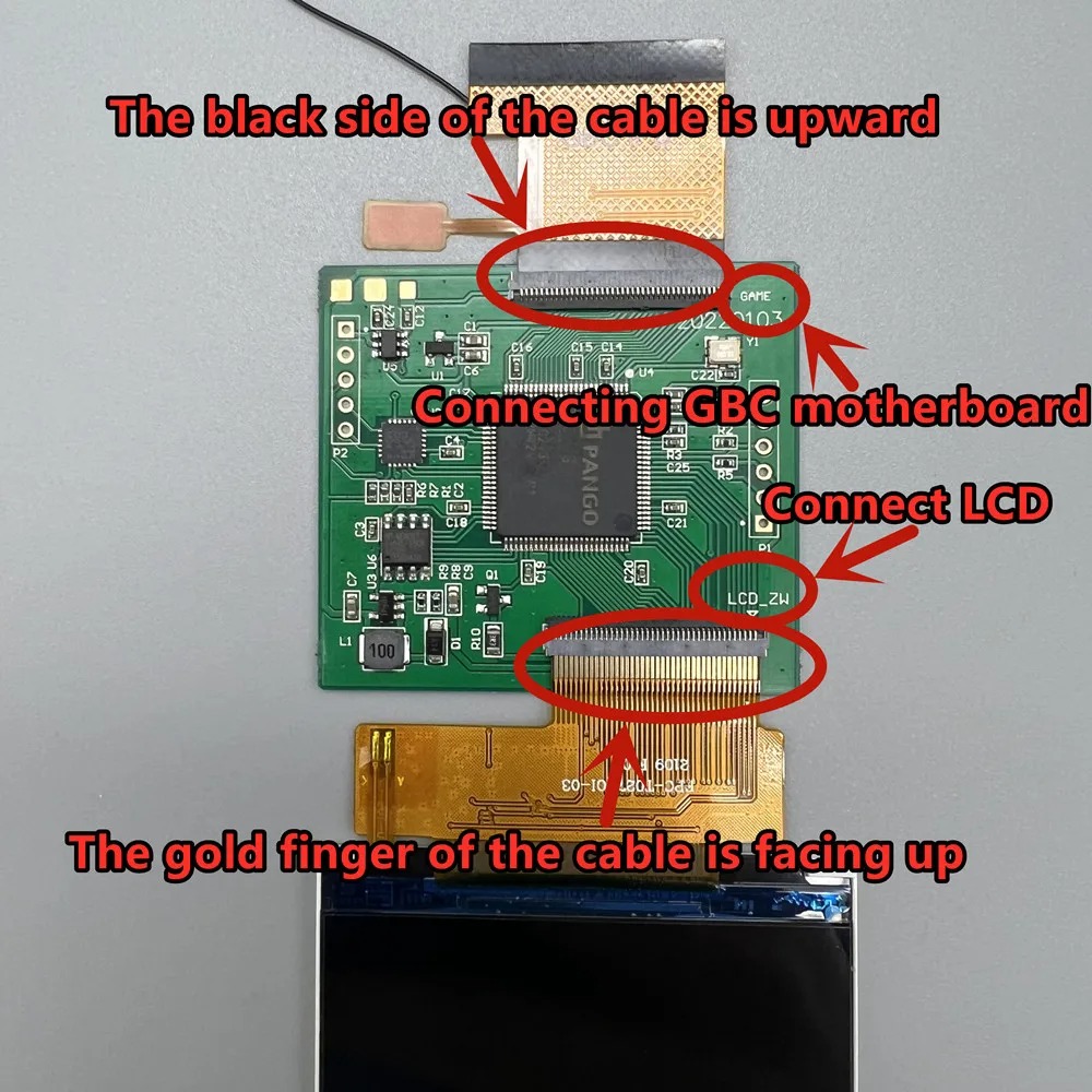Original Size New 2.45 GBC IPS - Lcd Screen Arcade ulasan dan harga