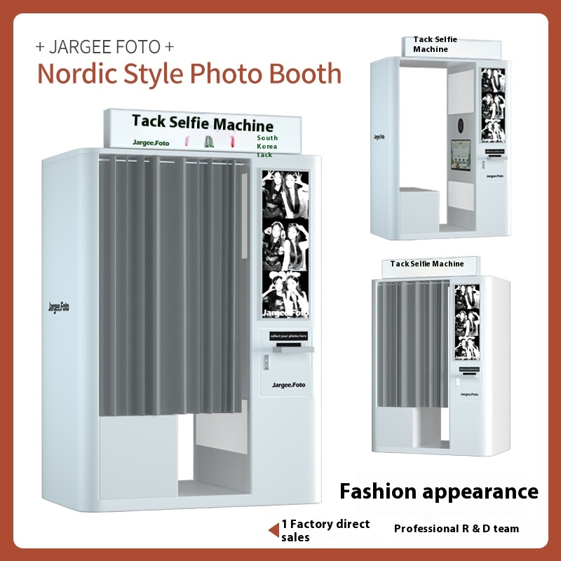 Nordic Style Portable All-in-O - Photo Booth Machine ulasan dan harga