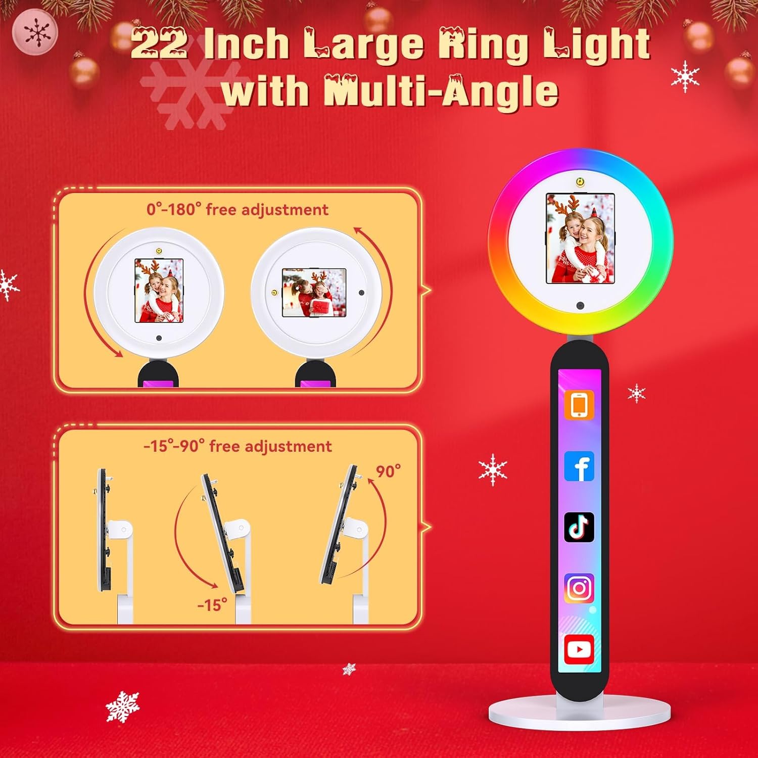 US DE Stock Portable Ipad Phot - Photo Booth Machine ulasan dan harga
