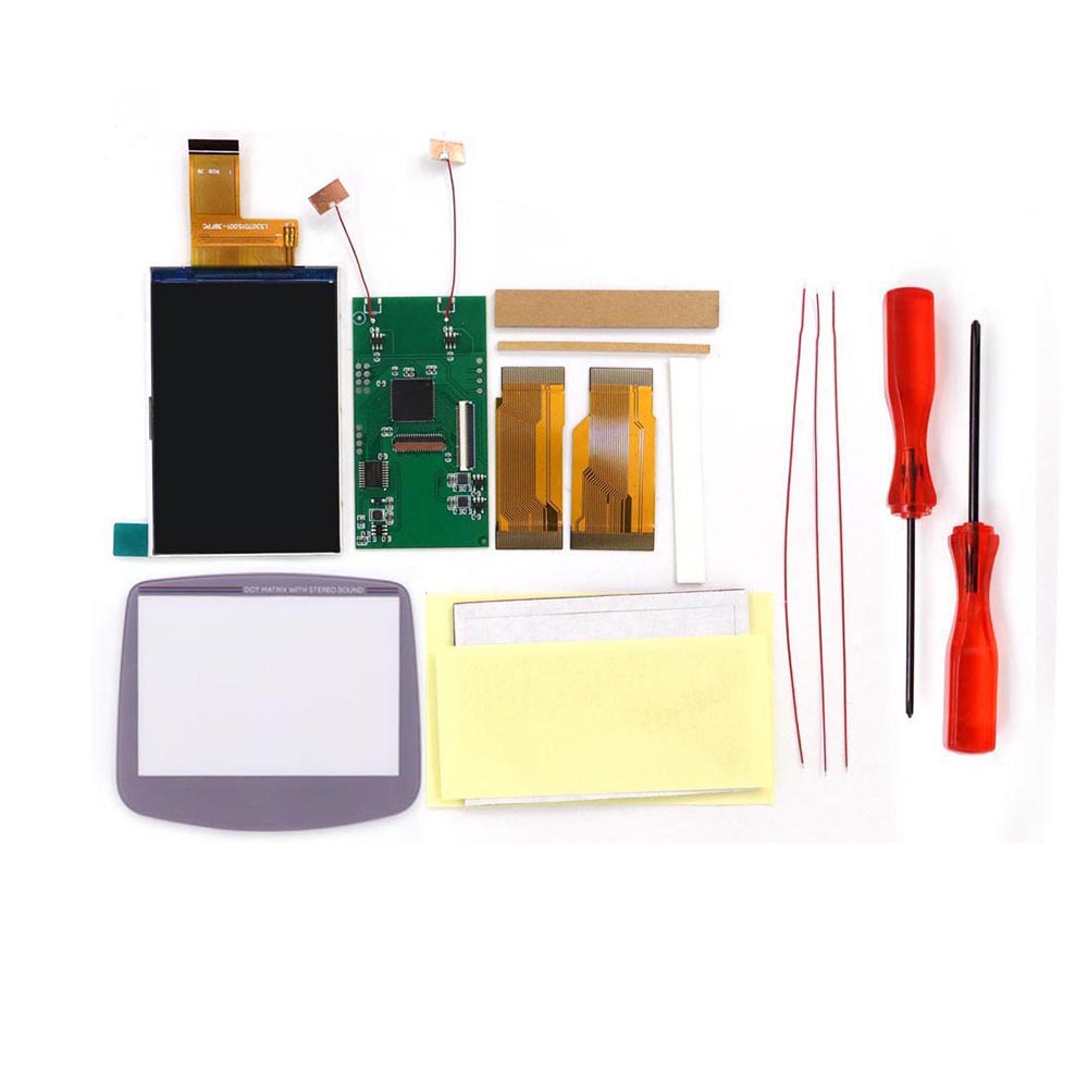 For GBA V5 Drop in Backlight L - Lcd Screen Arcade ulasan dan harga