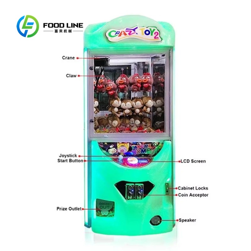 Customized Coin Operated Arcad - Arcade Prize Vending Machine ulasan dan harga