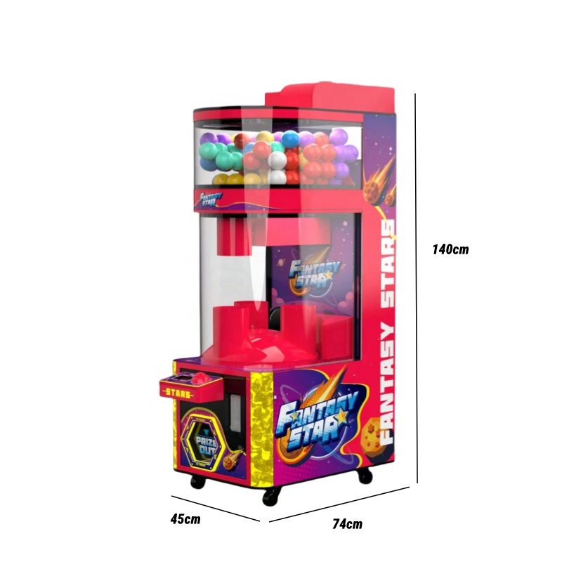 Amusement Park Metal Coin Oper - Prize Capsule Toy Machine ulasan dan harga