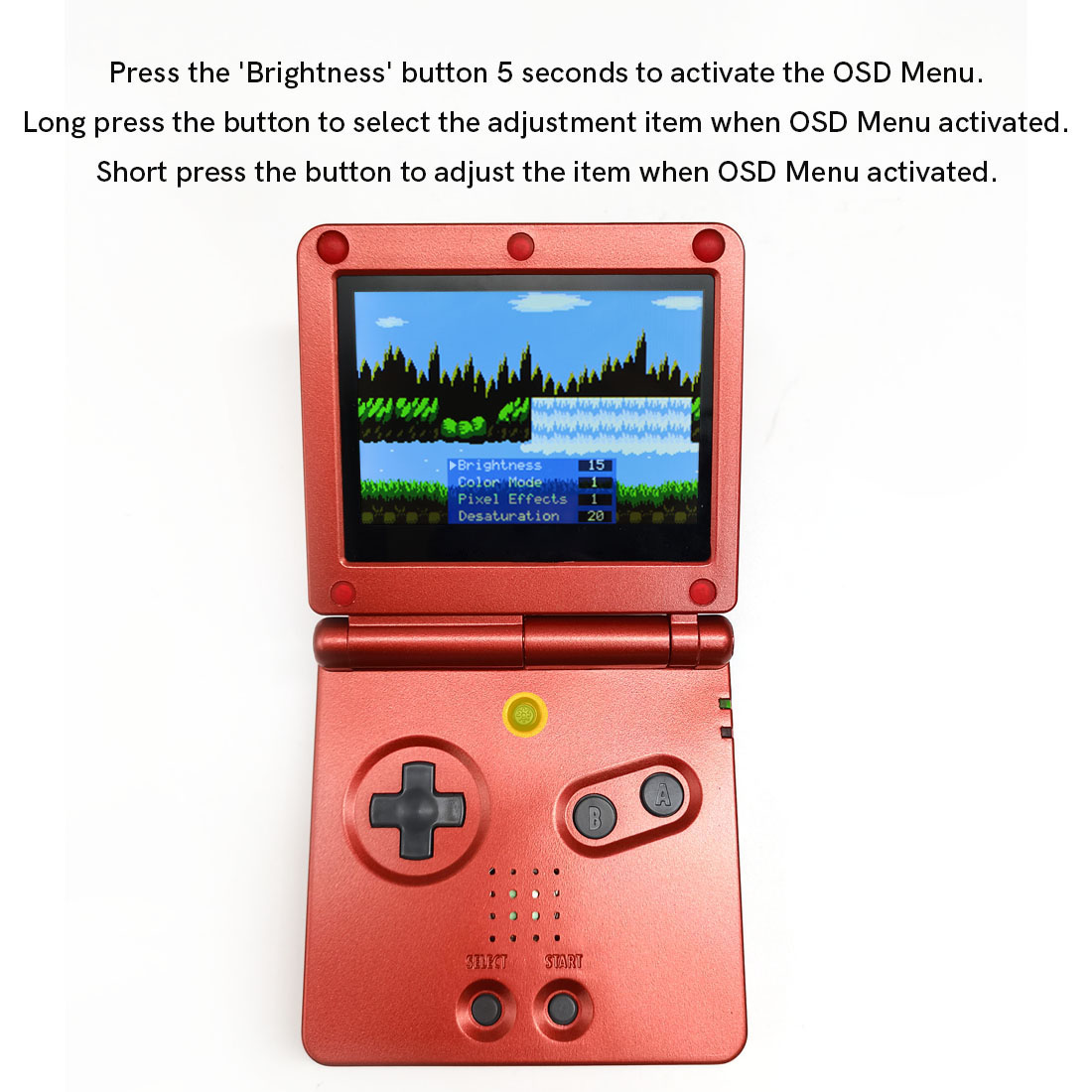 For  GBA SP V5  720x480 Retro  - Lcd Screen Arcade ulasan dan harga