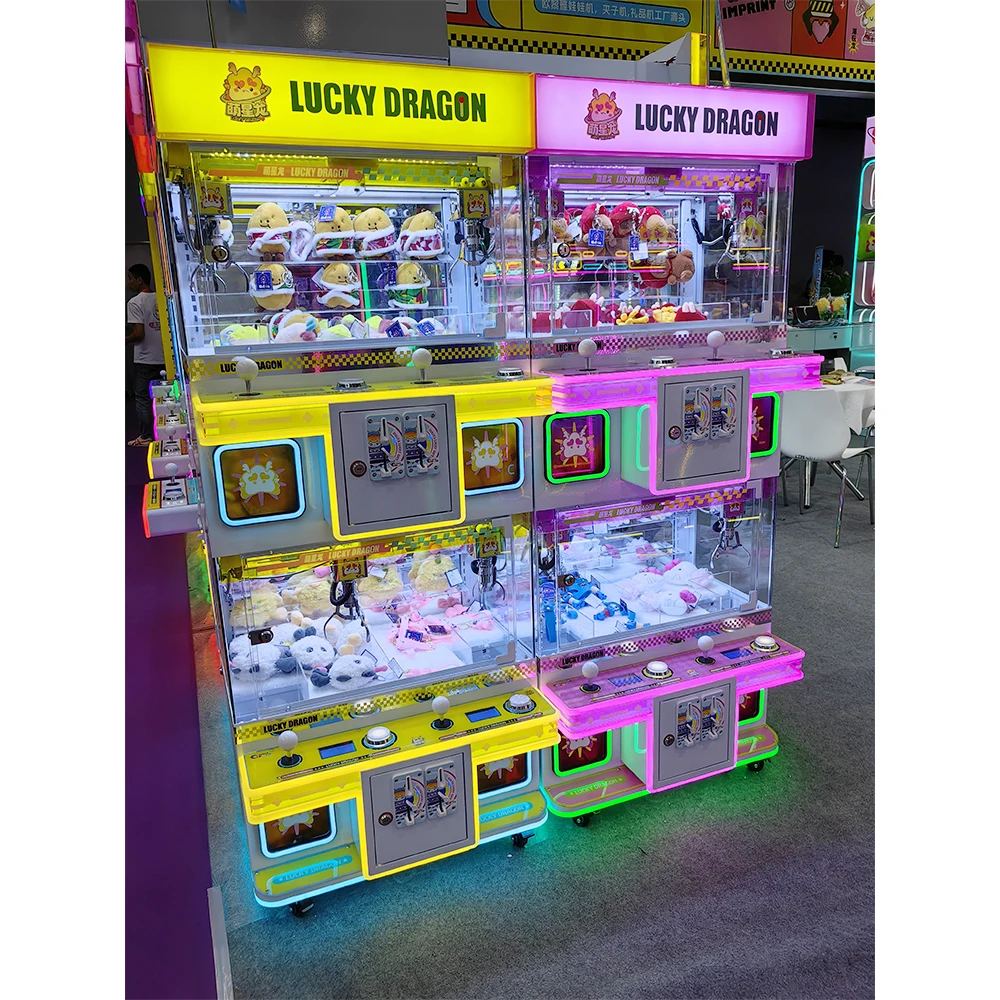 #New Colorful Claw Machine Luc - Arcade Prize Vending Machine ulasan dan harga