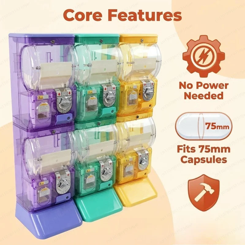 Transparent White Two Tier Gas - Arcade Vending & Laundry Revenue ulasan dan harga