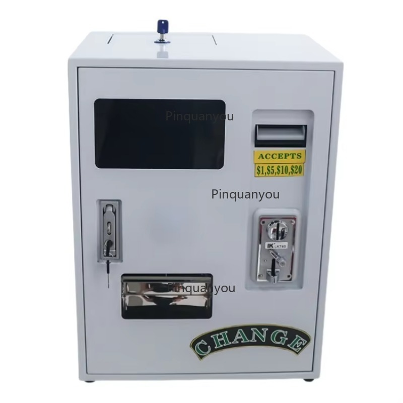 Metal Cabinet Mini Coin Exchan - Arcade Vending & Laundry Revenue ulasan dan harga