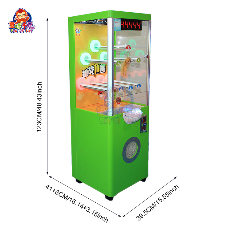 Coin Operated Ten Seconds Chal - Arcade Prize Vending Machine ulasan dan harga