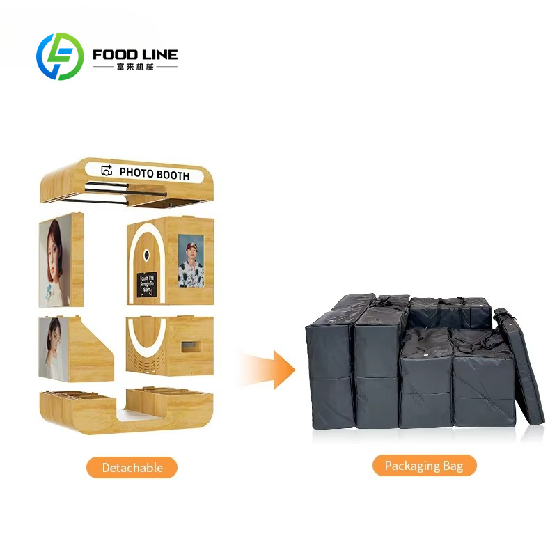 Customized Portable Wooden Bar - Photo Booth Machine ulasan dan harga