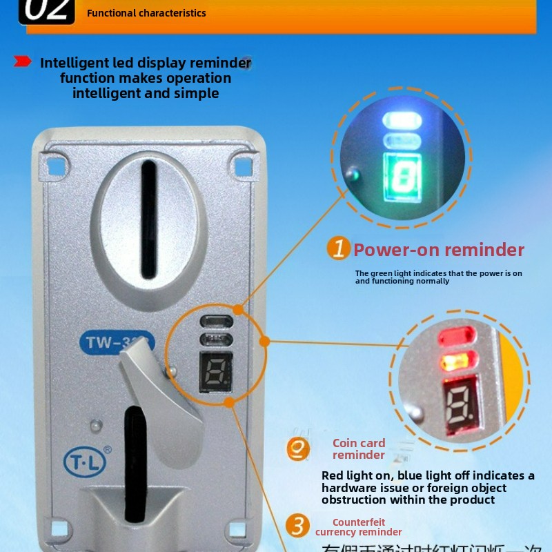 Original TW333 Coin Comparator - Token Coin Mechanism ulasan dan harga